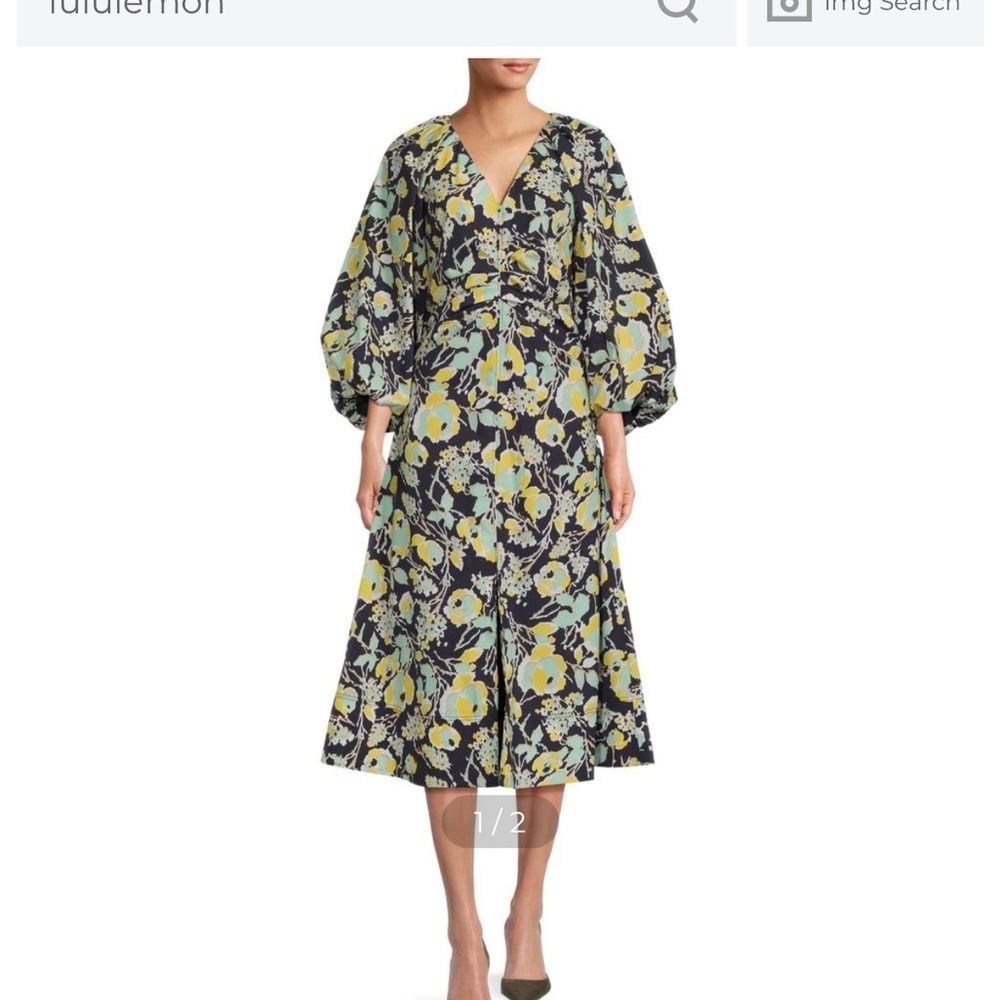 Tanya Taylor Madison midi dress size 0 like new perfect condition smoke pet free